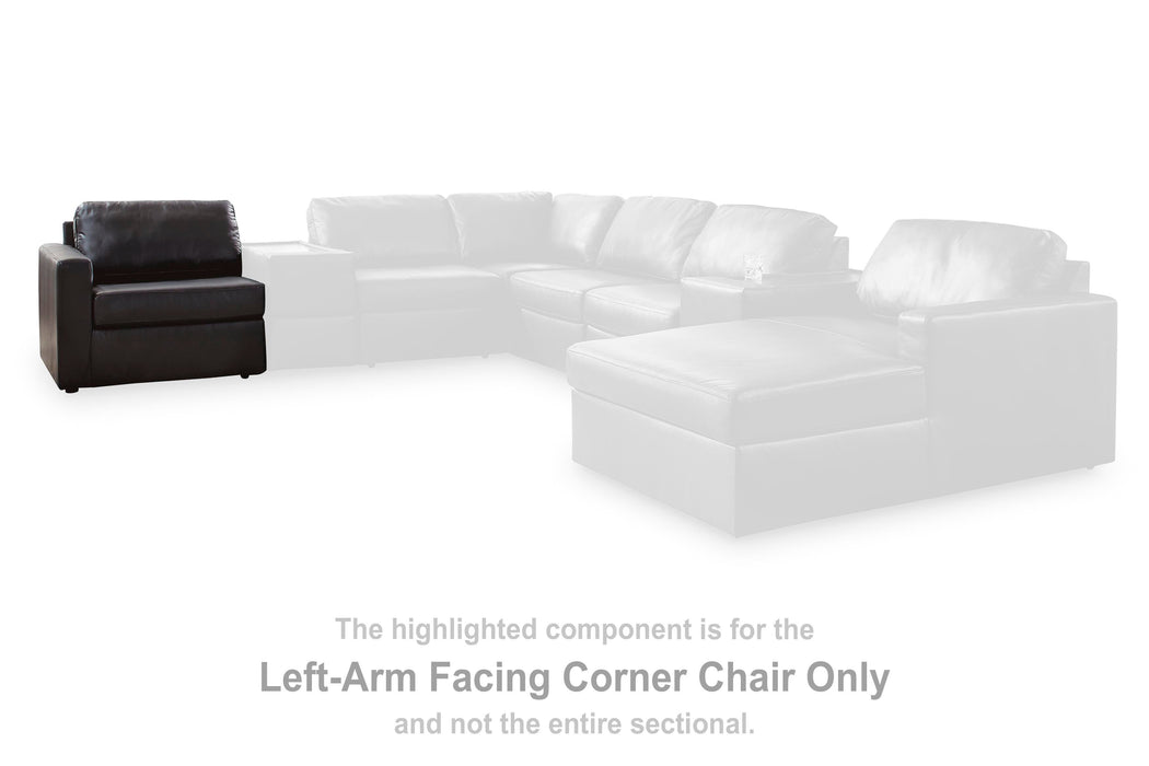 Modmax II Sectional with Chaise and Audio Consoles - Bill's Discount Center (Bradenton, FL)