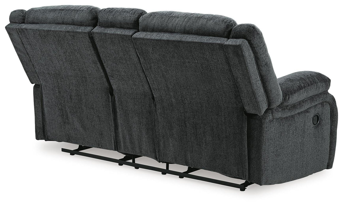 Draycoll Reclining Loveseat with Console - Bill's Discount Center (Bradenton, FL)