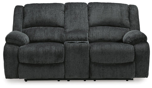 Draycoll Reclining Loveseat with Console - Bill's Discount Center (Bradenton, FL)
