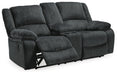 Draycoll Reclining Loveseat with Console - Bill's Discount Center (Bradenton, FL)