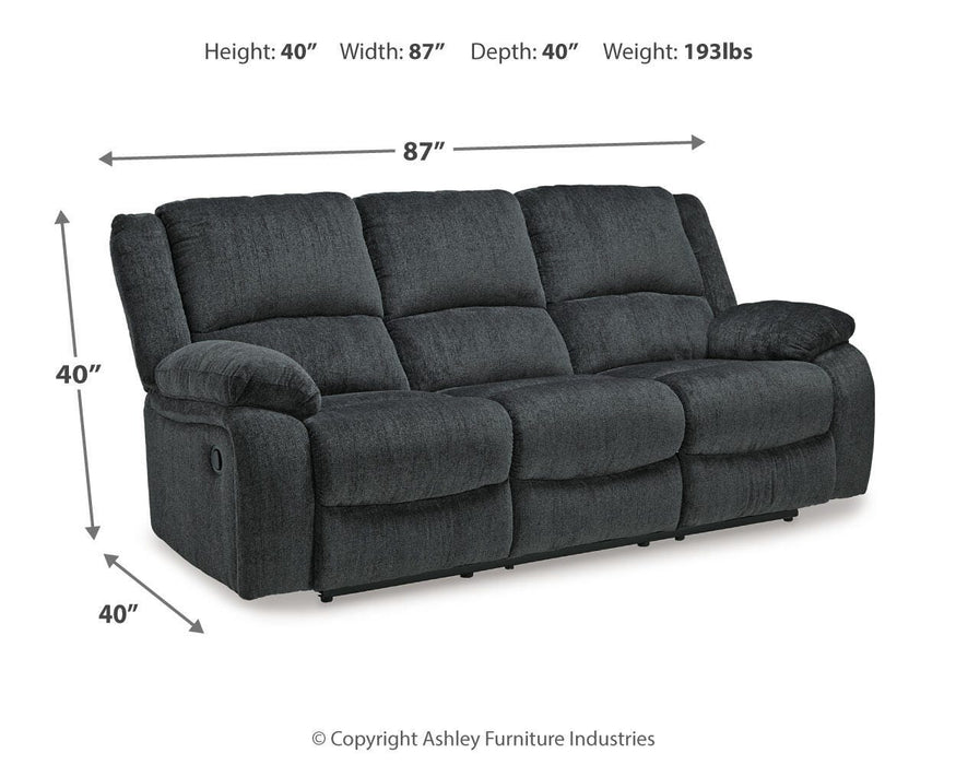 Draycoll Reclining Sofa - Bill's Discount Center (Bradenton, FL)