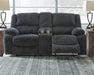 Draycoll Reclining Loveseat with Console - Bill's Discount Center (Bradenton, FL)