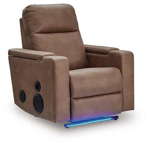 Lorrenton Power Glider Recliner with Audio System - Bill's Discount Center (Bradenton, FL)