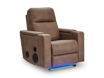 Lorrenton Power Glider Recliner with Audio System - Bill's Discount Center (Bradenton, FL)