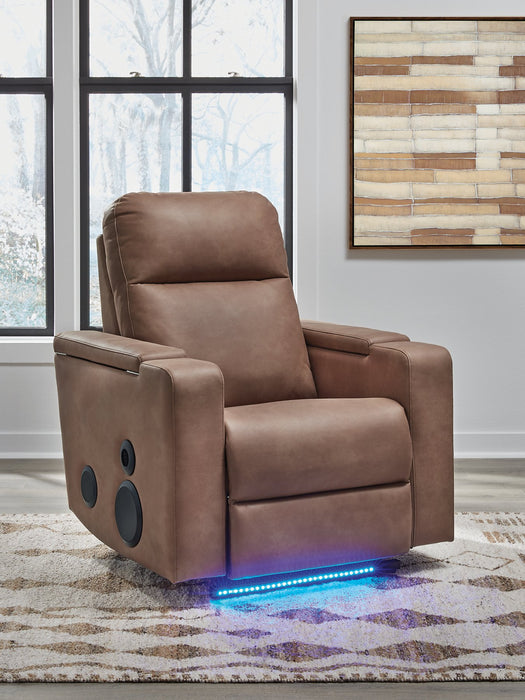 Lorrenton Power Glider Recliner with Audio System - Bill's Discount Center (Bradenton, FL)