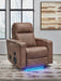 Lorrenton Power Glider Recliner with Audio System - Bill's Discount Center (Bradenton, FL)