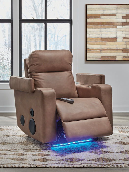 Lorrenton Power Glider Recliner with Audio System - Bill's Discount Center (Bradenton, FL)