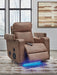 Lorrenton Power Glider Recliner with Audio System - Bill's Discount Center (Bradenton, FL)