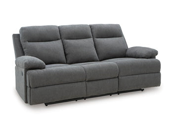 Side-Swipe Reclining Sofa with Drop Down Table - Bill's Discount Center (Bradenton, FL)