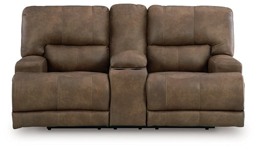 Beckley Place Power Reclining Loveseat with Console - Bill's Discount Center (Bradenton, FL)