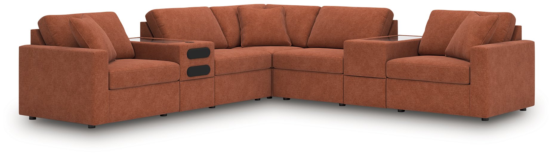 Modmax Balanced Sectional with Audio and Storage Consoles - Bill's Discount Center (Bradenton, FL)