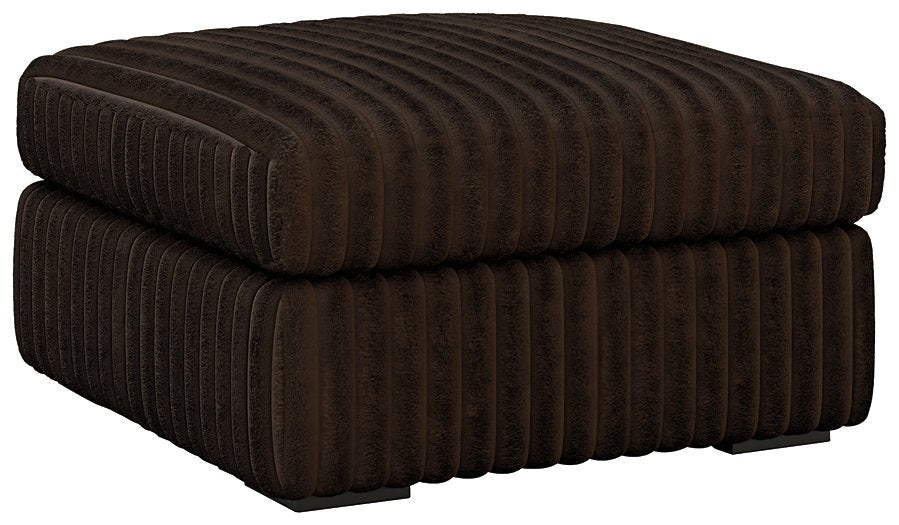 Midnight-Madness Oversized Accent Ottoman - Bill's Discount Center (Bradenton, FL)