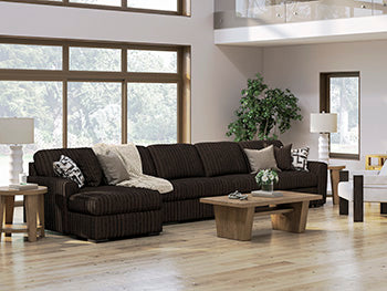 Midnight-Madness Sectional Sofa with Chaise - Bill's Discount Center (Bradenton, FL)