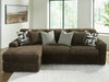 Midnight-Madness Sectional Sofa with Chaise - Bill's Discount Center (Bradenton, FL)