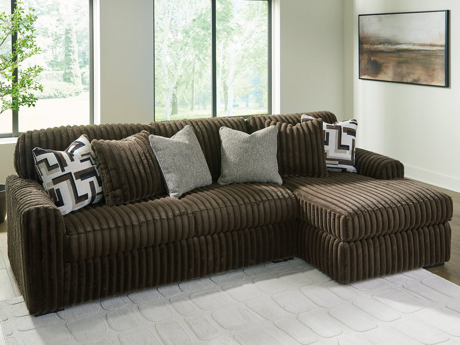 Midnight-Madness Sectional Sofa with Chaise - Bill's Discount Center (Bradenton, FL)