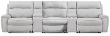 Social Pointe Reclining Sectional with Storage Consoles - Bill's Discount Center (Bradenton, FL)