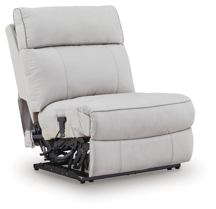 Social Pointe Reclining Sectional with Storage Consoles - Bill's Discount Center (Bradenton, FL)