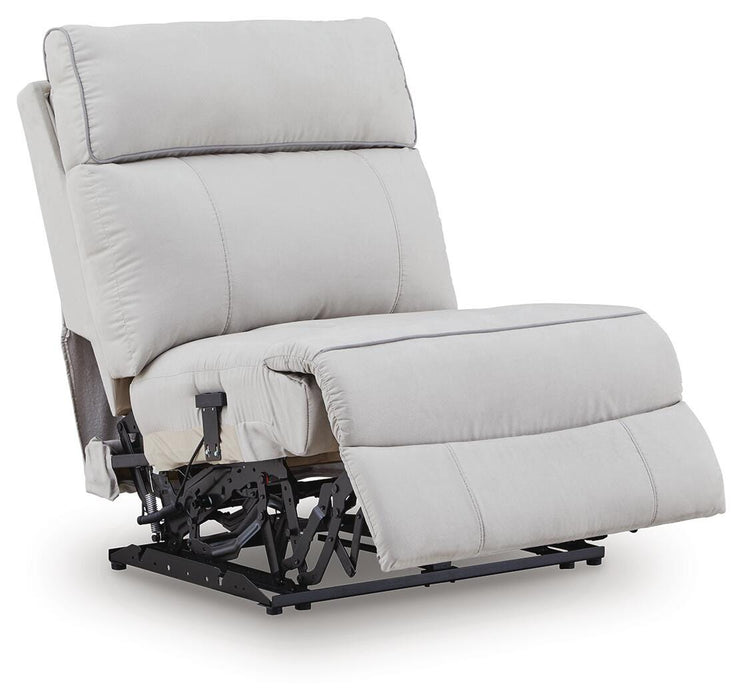 Social Pointe Reclining Sectional with Storage Consoles - Bill's Discount Center (Bradenton, FL)