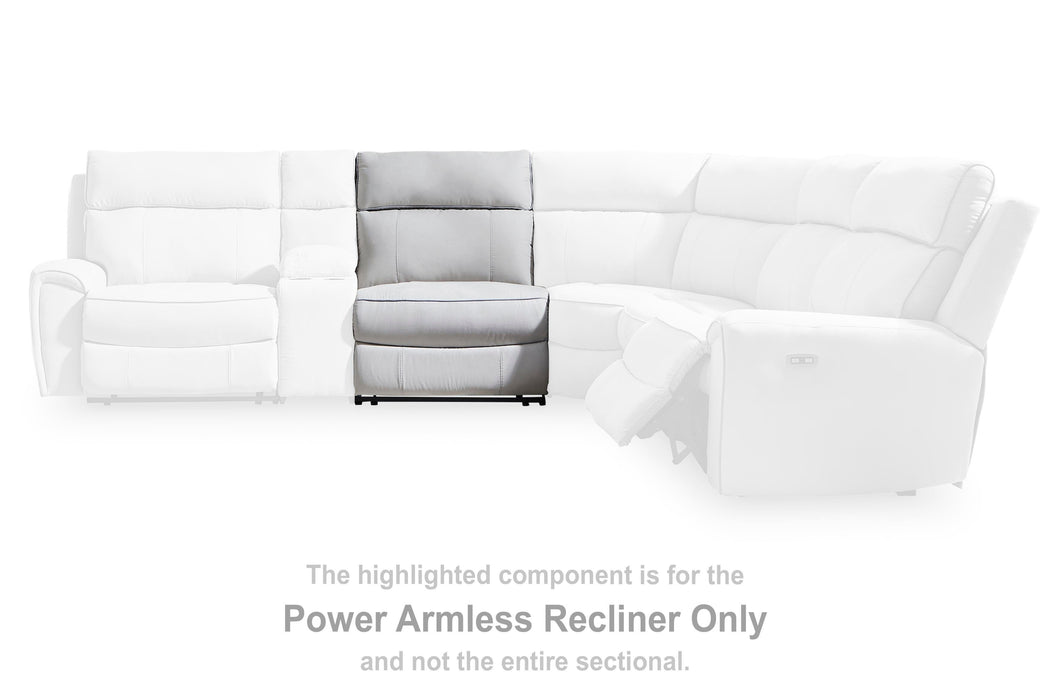 Social Pointe Reclining Sectional with Storage Consoles - Bill's Discount Center (Bradenton, FL)