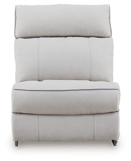 Social Pointe Reclining Sectional with Storage Console - Bill's Discount Center (Bradenton, FL)