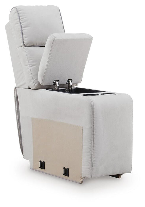 Social Pointe Reclining Sectional with Storage Consoles - Bill's Discount Center (Bradenton, FL)