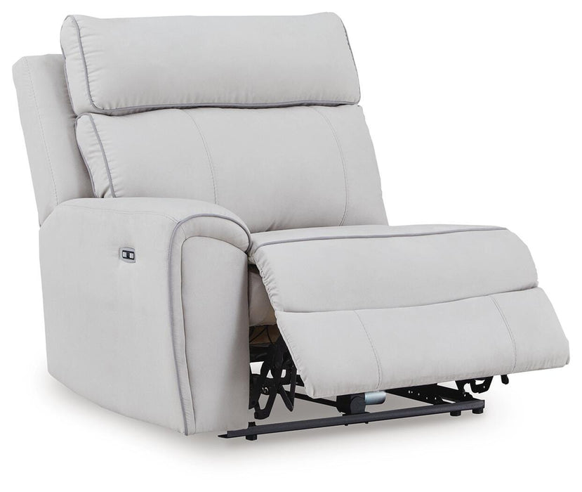 Social Pointe Reclining Sectional with Storage Consoles - Bill's Discount Center (Bradenton, FL)