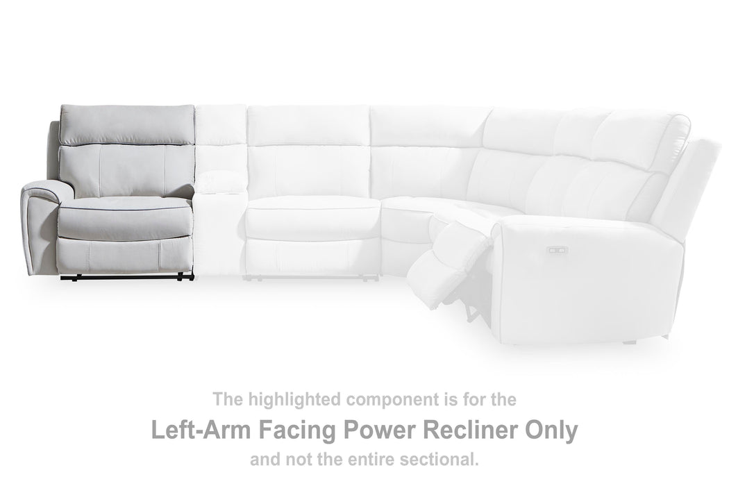 Social Pointe Reclining Sectional with Storage Consoles - Bill's Discount Center (Bradenton, FL)