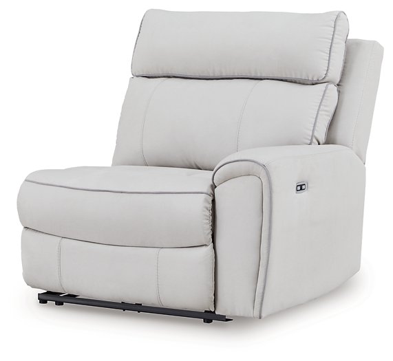 Social Pointe Reclining Sectional with Storage Console - Bill's Discount Center (Bradenton, FL)