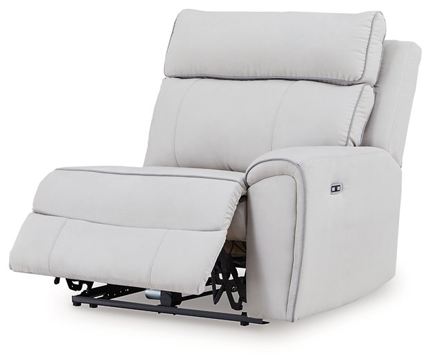 Social Pointe Reclining Sectional with Storage Console - Bill's Discount Center (Bradenton, FL)