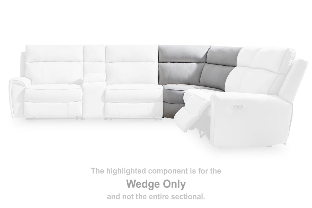 Social Pointe Reclining Sectional with Storage Consoles - Bill's Discount Center (Bradenton, FL)