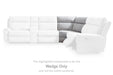 Social Pointe Reclining Sectional with Storage Console - Bill's Discount Center (Bradenton, FL)