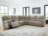 Narwhal Place Reclining Sectional with Storage Console - Bill's Discount Center (Bradenton, FL)