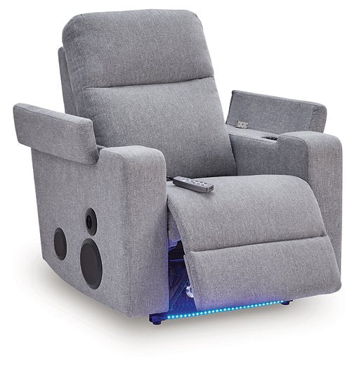 Pineland Power Glider Recliner with Audio System - Bill's Discount Center (Bradenton, FL)