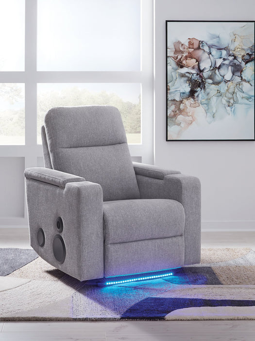 Pineland Power Glider Recliner with Audio System - Bill's Discount Center (Bradenton, FL)