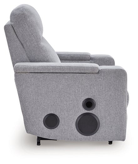 Pineland Power Glider Recliner with Audio System - Bill's Discount Center (Bradenton, FL)