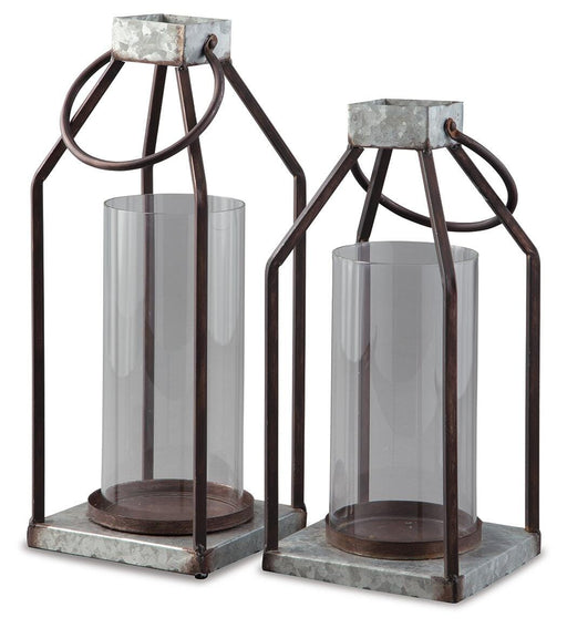 Diedrick Lantern (Set of 2) - Bill's Discount Center (Bradenton, FL)