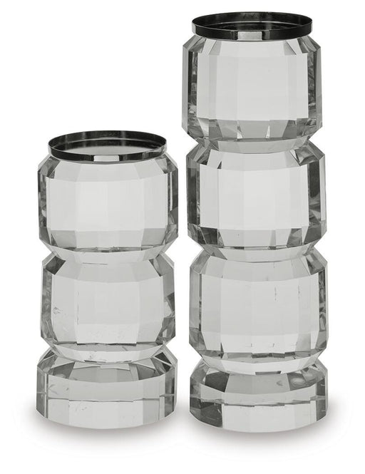 Brentley Candle Holder Set (Set of 2) - Bill's Discount Center (Bradenton, FL)