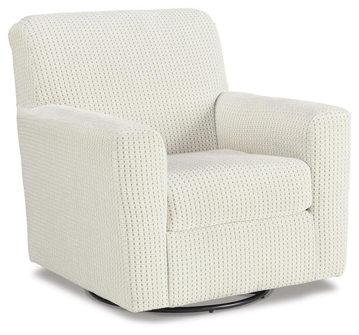Herstow Swivel Glider Accent Chair - Bill's Discount Center (Bradenton, FL)