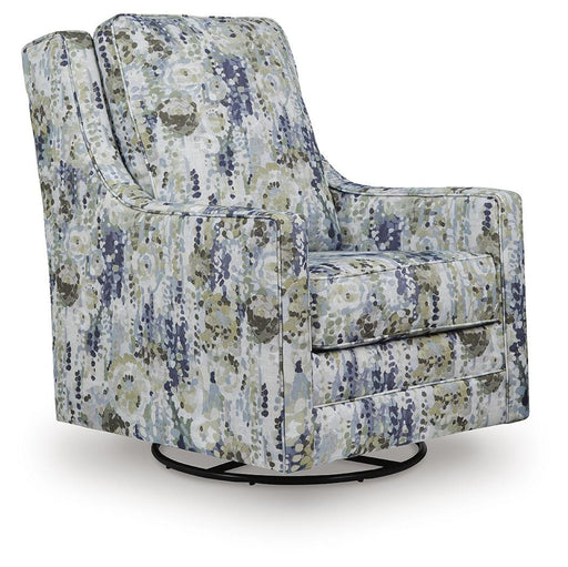 Dustinford Swivel Glider Accent Chair - Bill's Discount Center (Bradenton, FL)