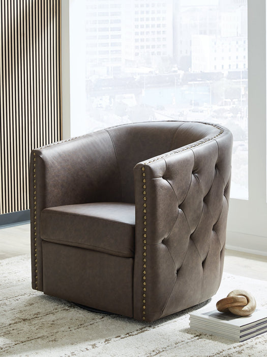Brentlow Swivel Accent Chair - Bill's Discount Center (Bradenton, FL)