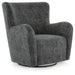 Rowenburg Swivel Glider Accent Chair - Bill's Discount Center (Bradenton, FL)