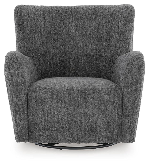 Rowenburg Swivel Glider Accent Chair - Bill's Discount Center (Bradenton, FL)
