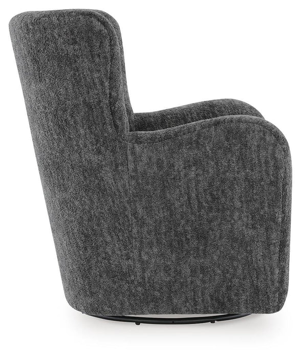 Rowenburg Swivel Glider Accent Chair - Bill's Discount Center (Bradenton, FL)