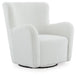 Rowenburg Swivel Glider Accent Chair - Bill's Discount Center (Bradenton, FL)