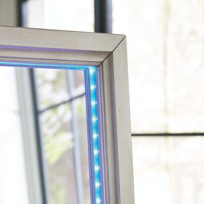 Evesen Floor Standing Mirror/Storage - Bill's Discount Center (Bradenton, FL)
