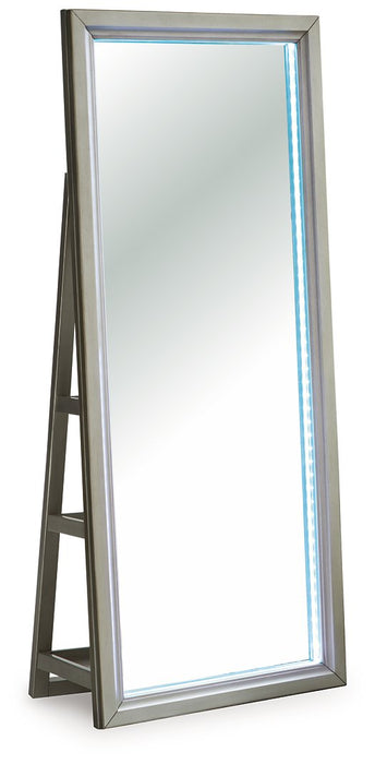 Evesen Floor Standing Mirror/Storage - Bill's Discount Center (Bradenton, FL)