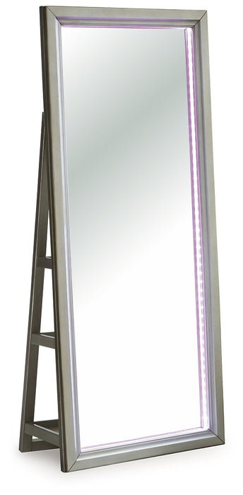 Evesen Floor Standing Mirror/Storage - Bill's Discount Center (Bradenton, FL)