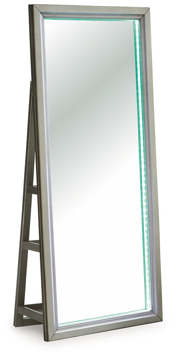 Evesen Floor Standing Mirror/Storage - Bill's Discount Center (Bradenton, FL)