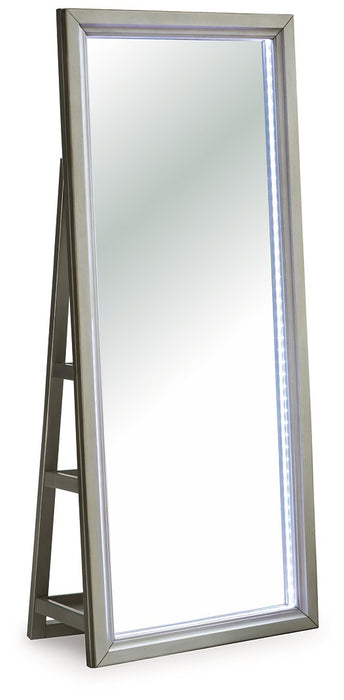 Evesen Floor Standing Mirror/Storage - Bill's Discount Center (Bradenton, FL)