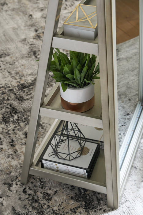 Evesen Floor Standing Mirror/Storage - Bill's Discount Center (Bradenton, FL)